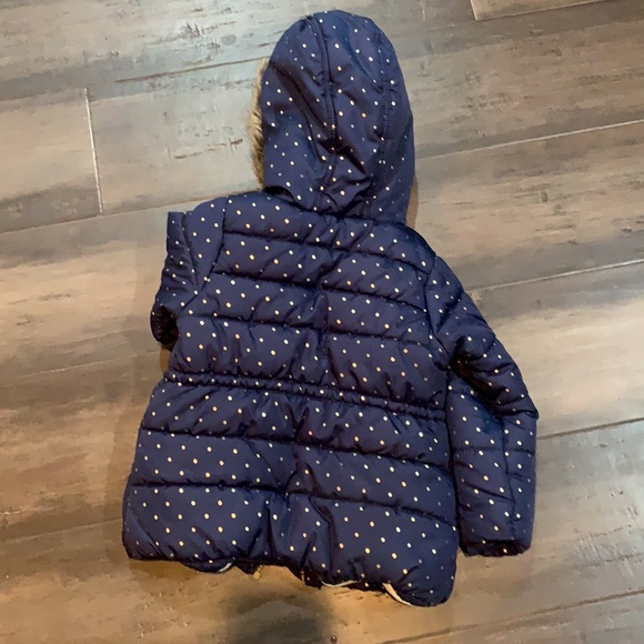 Carters 3T girls winter puffer jacket - Picture 5 of 6